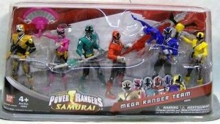 Power Rangers Samurai Action Figure 6 Pack Samurai Ranger Set