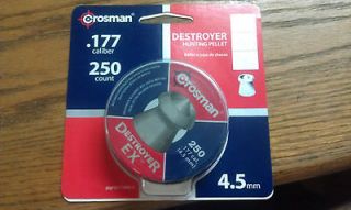 Crosman, DESTROYER EX HUNTING PELLET, .177 Caliber, 250 count,