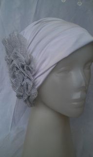   Head cover flower hat can be used for cancer, chemo turban headwear