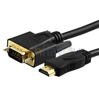   HDMI to VGA cable Adapter VGA Audio output for TV PC Laptop Projector