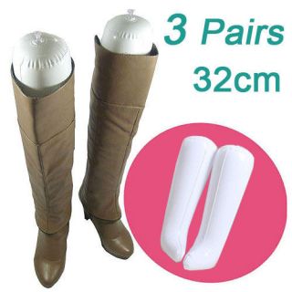 Pairs 12 inch 32cm Film Inflatable Boot Tree Shaper Support