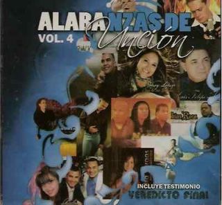 Alabanzas de Uncion Vol.4 CD musica cristiana