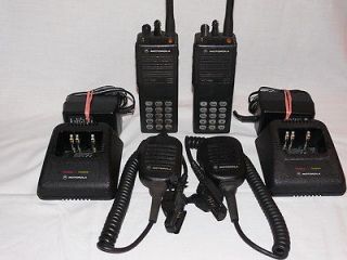 Motorola HT1000 H01KDC9AA3DN VHF Portable Radios Narrowband DTMF Two