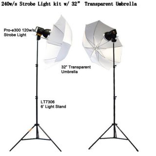   strobe Flash Photo Studio Lighting Monolight Umbrella Light Stand Kit