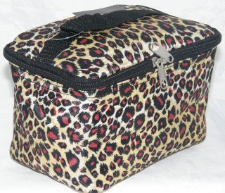leopard make up bags in Clothing, 