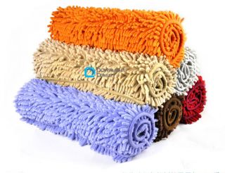 Superfine Fiber Bath Mat Soft Plush Rug Carpet anti slip Absorbent 