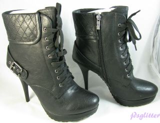 guess lace up boots in Clothing, 