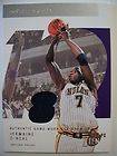 2002 03 TOPPS 10 GAME WORN WARM UPS JERMAINE ONEAL ,PACERS BOX 10