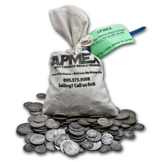90% Silver Coins   $100 Face Value Bag   90 Percent Silver