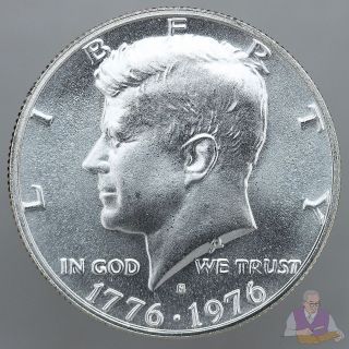 1976 S Kennedy Half Dollar BU 40% Silver Bicentennial US Coin