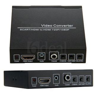   to HDMI Digital coaxial Analog Audio Video Converter 1080P for DVD