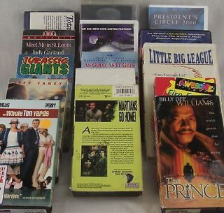 Lot of 15 VHS Movies Casper Presidents Circle The Rock Legacy Jarassic 
