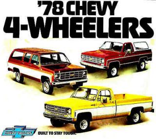 1978 chevy truck parts in Parts & Accessories