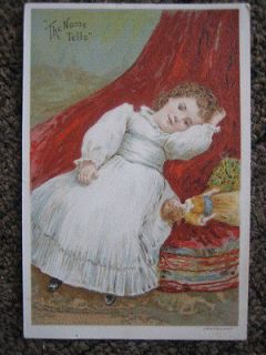 Vintage VICTORIAN ROUND OAK Stove Dowagiac MI Advertising Card 