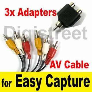   Adapter+AV Lead Cable for Dazzle DVC100 Capture Card to Xbox 360