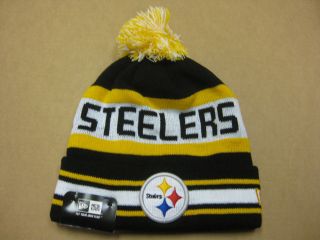 MENS NEW ERA BEANIE (THE JAKE 3) PITTSBURGH STEELERS New with Tags