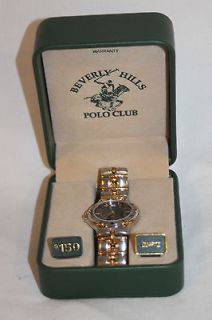 Beverly Hills Polo Club Authentic Stainless Steel Water Resistant 