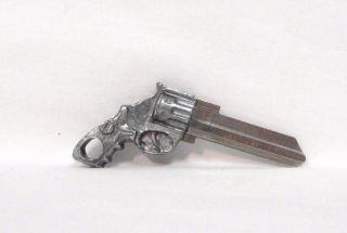 Metal Art Key Keyblank Gun Firearm Pistol Kwikset