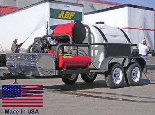 PRESSURE WASHER Coml   Trailer Mounted   7 GPM   4000 PSI   25 Hp 