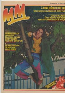 Johnny Thunders/Beat/​AC DC  Melody Maker Magazine 1982