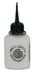 COSMIC SHIMMER Specialist WHITE PVA Glue 30ml DRIES WHITE