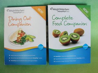 Weight Watchers 2012 Points Plus COMPLETE FOOD Book + DINING OUT Book 