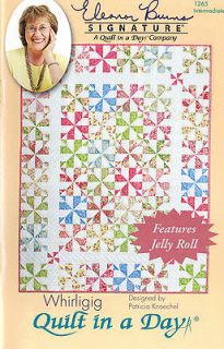 Whirligig Quilt Pattern #1265 by Quilt in a Day, Makes 3 Quilts as 
