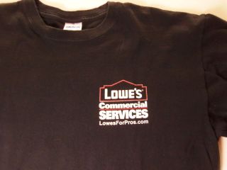   Shirt lowes hardware store kobalt tools services black size sz L large