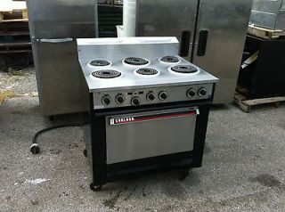   Commercial Electric Range with CONVECTION OVEN !!! Will Ship