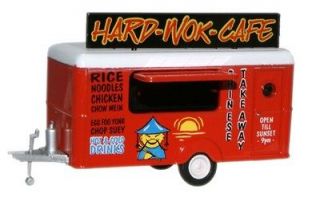 Oxford 76TR007 Hard Wok Cafe Chinese Food Mobile Trailer 1/76 New in 