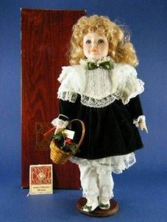 Dynasty Doll Musical 18 Porcelain Doll Holly Christmas Anna 