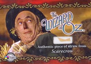 WIZARD OF OZ PROP COSTUME SCARECROW STRAW SCSS CARD