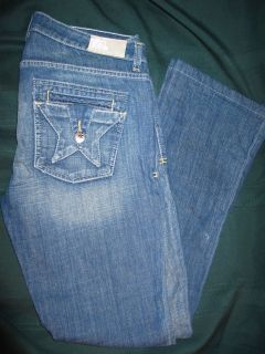 Peoples Liberation Womens Size 29 Jeans Star on Back Pocket 