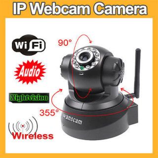 White/Bla Wireless IP Webcam Camera Night Vision 11 LED WIFI Cam IR 
