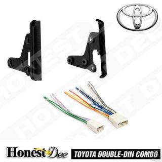   CAR STEREO DOUBLE/D/2 DIN RADIO INSTALL DASH KIT CMBO FOR TOYOTA (Fits