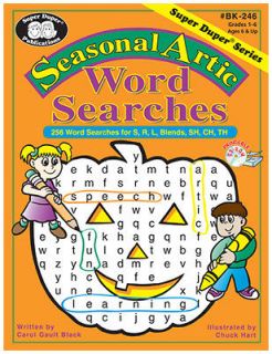 Super Duper Seasonal Artic Word Educational Word Searches with 
