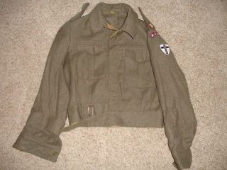 37 Battle Dress Jacket, British WWII style with RAMC flashes 38 