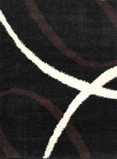 black shag rug in Area Rugs
