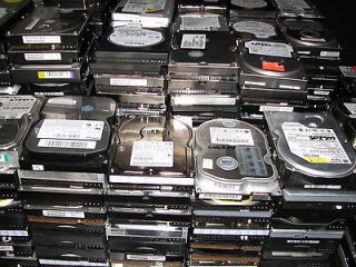   Sale   Lot of 8 Used, Mixed Brand, 40GB, IDE/EIDE Desktop Hard Drives