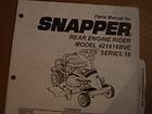 snapper rear engine riding mower lawn tractor Hi Vac