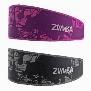 Zumba Fitness Fab Wide Headbands BRAND NEW Reversible  2 looks in 1