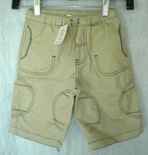 HANNA ANDERSSON NEW NWT Tan Canvas Deck Pants Shorts 100 4T