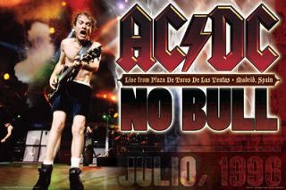 AC/DC ANGUS YOUNG MADRID SPAIN NO BULL TOUR POSTER NEW 
