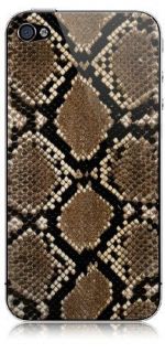 iphone 4 or 4S rubber case with Python / Anaconda snake skin pattern