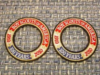   2010 BOY SCOUT BSA 100 YEAR ANNIVERSARY CENTENNIAL WORLD CREST PATCH