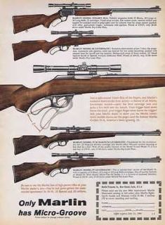   Rifle Model 39 A 56 57 M Annie Oakley Gun 2 Page Vintage PRINT AD