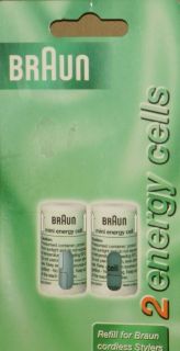 Braun Cts2 Green Mini Energy Cells For Cordless Stylers Free Postage