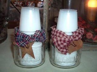 Newly listed Unique Country Mason Jar Dixie/Drinking Cup Dispenser