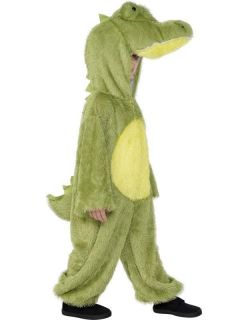Kid Crocodile Jumpsuit Animal Smiffys Fancy Dress 3 5yr Costume