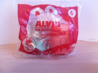 McDonalds ALvin and the Chipmunks Chipwrecked NIP #6 Eleanor Toy Happy 
